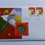 Centenary Lawn Tennis 1999 vintage Dutch ecu coin & stamp cover Image 2