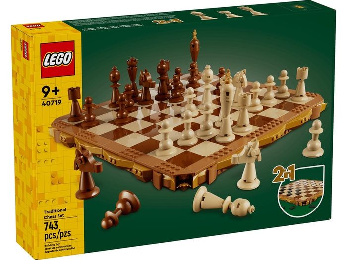 Traditional Chess Set - 2in1 : 40719
