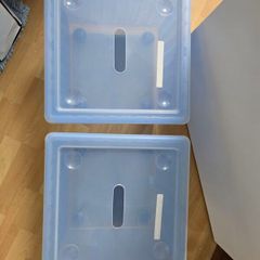 Boxes - plastic boxes from Ikea