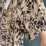 GEORGE beige and black print layered dress Sz 16UK - Bnwt Rrp 16 Sterling Image 10