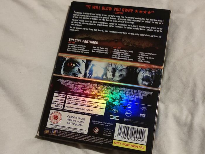 Night Watch Special 2 disc Edition Dvd