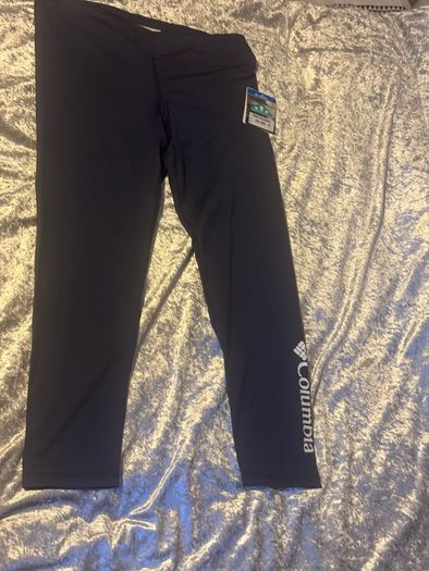 BNWT Columbia navy youth navy leggings size L age 14-16 Free post
