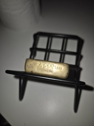Vintage 1988 Solid Brass Zippo Lighter Murphy's Irish Stout Advertising Rare Collectible