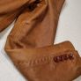 Tan leather Blazer vintage y2k Image 6