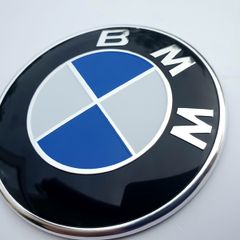 1 x BMW F30 F31 F32 F33 Front 82mm Badge Bonnet Emblem with Adhesive 51147288752   7288752