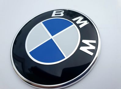 1 x BMW F30 F31 F32 F33 Front 82mm Badge Bonnet Emblem with Adhesive 51147288752   7288752