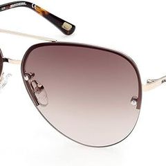 SKECHERS Unisex SE6044 Sunglasses, Gold  100% Original