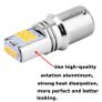 2Pcs New 1157 P21/5W BAY15D Super Bright 1800Lm LED Auto Tail Brake Bulb Turn Signal Car Daytime Running Lights Rear Fog Lamps Image 2