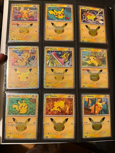 30th Anniversary Pokemon cards base set