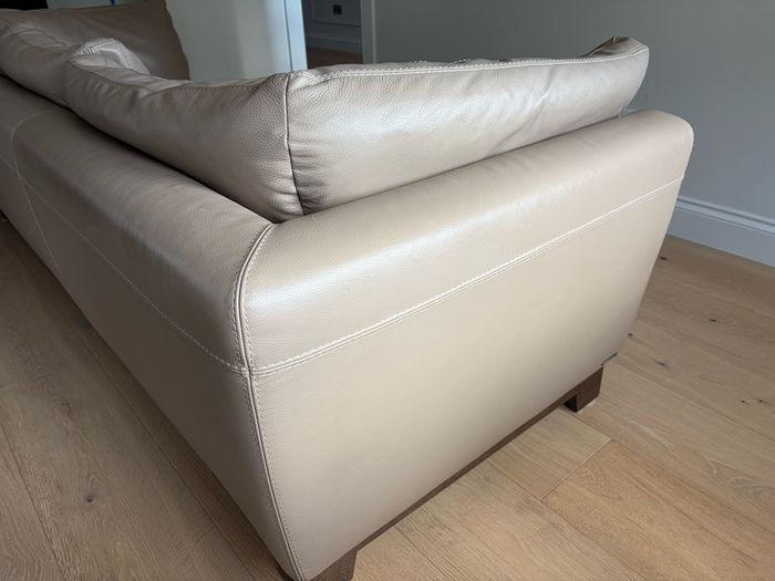 Roche Bobois Serenite Three-Four Seater Leather Sofa