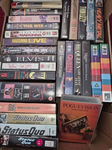 Music VHS Collection x 28