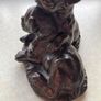 Heriditoes Bronze Cold Cast Resin Pair Boxer Puppies VGC Image 8