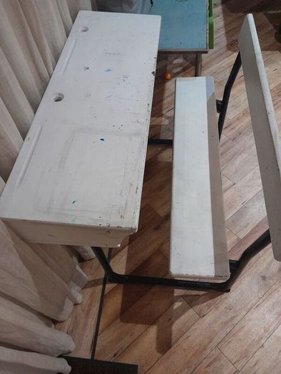 Vintage Old School Desk