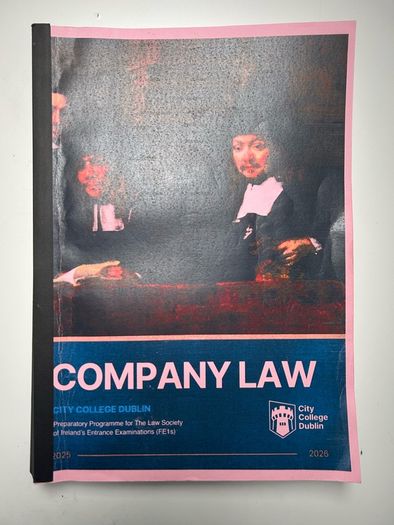 City Colleges 2026 Company Law Manual