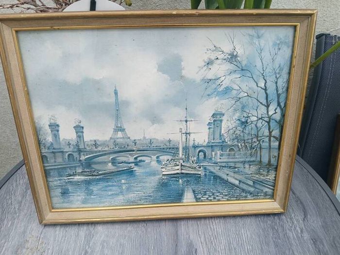 RARE Vintage Alexandre Bridge III/Eiffel Tower
