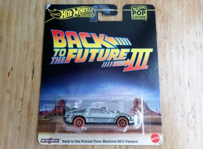 Hot Wheels Premium - Back To The Future III - Time Machine 50's Version