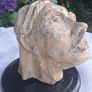 National College of Art Mid Century Paster Of Paris Mounted Bust Image 4