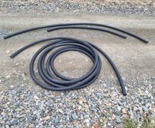 Perforated Black Coil land drain Drainage pipe 20m x 50mm