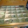 Beautiful Rare Old MEZ Progress Advertising Cabinet with Numbered Drawers 1 to 10 with Contents Image 8
