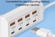 USB Hub Type C &amp; USB A Charger Mobile Phone Travel Wall PD Quick Charger for Phones , Tablets USB Adapter