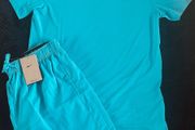 Nike Miller Dri-FIT Set Blue T-Shirt &amp; Shorts Mens Size Large