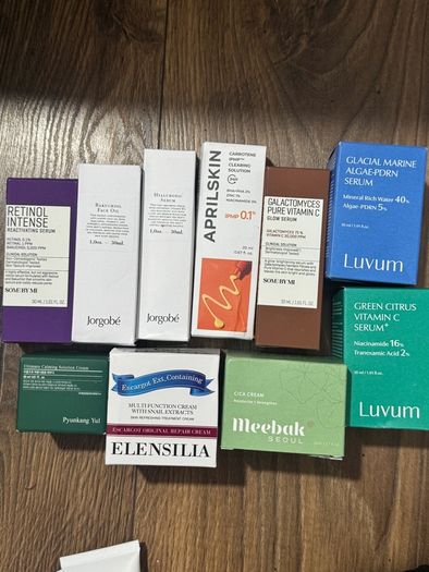 Last few viral Korean skincare