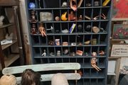 Vintage Large Wooden Pigeon Hole Cabinet