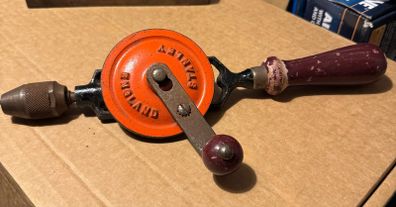 Vintage Stanley Carpentry Hand Drill | Ratchet Manual Tool