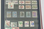 Collection: Thematic Red Cross, Malaria and For Young People stamps mainly used however some mint noted along with some miniature sheets on 28 pages