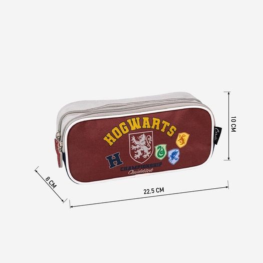 Harry Potter Double Pen Pencil Case Perfect for School or Make Up Bag Hogwarts