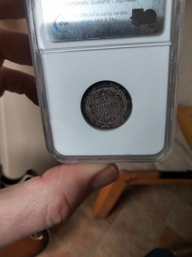 South Africa ZAR 1894 1 Shilling NGC VF30
