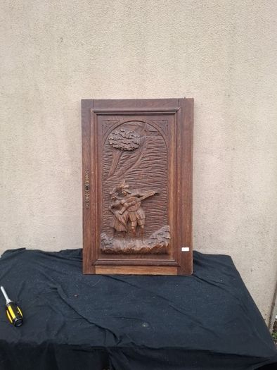 Large wood antique door frame postage possible