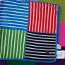 Polarn O Pyret Unisex baby Blanket BLUE limited edition Circus Stripes Image 3