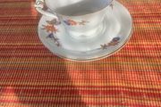 Rare Antique porcelain 1930s sorau teacup and 2 saucers