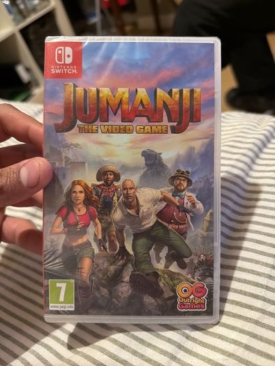Sealed Jumanji the Video Game for Switch