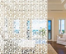 NEW 12Pc/set White Room Divider Screens, Wood-Plastic Hanging Screen Folding Privacy Room Divider Panels, DIY Home Partition Decor 29x29cm