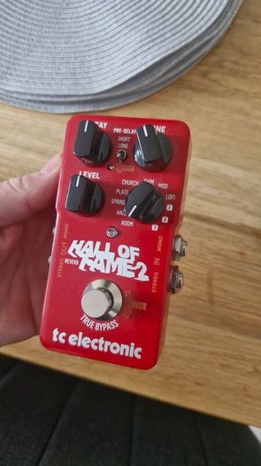 reverb pedal,  hall of fame