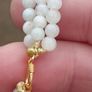 Fabolous Three Strand Certified Jade Necklace on 18k Gold Clasp Image 7