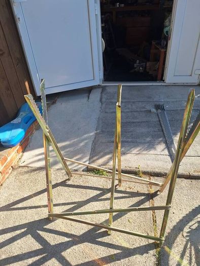 steel saw horse