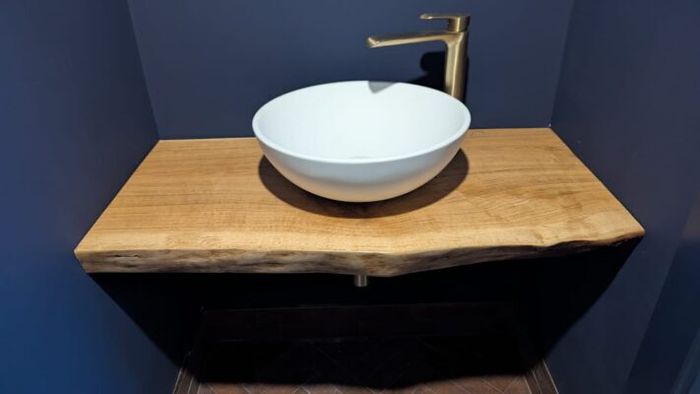 Custom Project Vanity Unit Timber