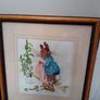 2 x vintage framed peter rabbit pictures Image 3