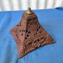 Very decorative cast iron oil lamp base Image 2