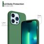 Liquid Silicone Shockproof Case For iPhone 13 Pro Luxury Soft Phone Cover Green New - FHT2IP13PLK Image 4