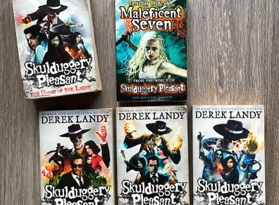 Children Books - 4 Skulduggery Pleasant Books PLUS 1 FREE