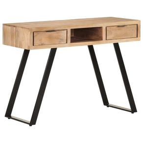 Desk 110x50x75 cm Solid Acacia Wood with Live Edges