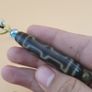Vintage 4 Eyes Unique Pattern Himalayan Tibetan Agate Dzi Bead Amulet Image 5