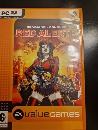 Pc Dvd Rom Command and Conquer Red Alert 3 Games Original