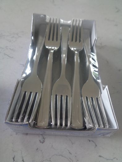 Metalised Plastic Cutlery For Sale