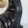 LK BENNETT black Hi-shine studded ankle boots Sz 40 (Fit 7UK)  - Rrp 229 (New) Image 4