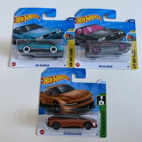 DMC Delorean/ Alphas - Hot wheels